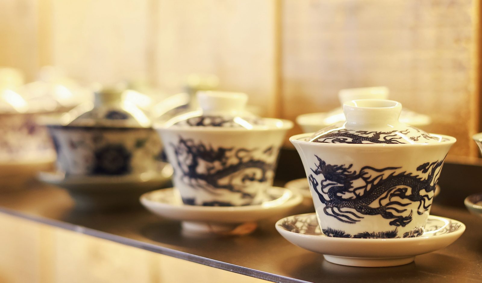青花盖碗 · 手作茶器